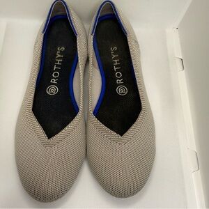 Rothy's Women's Tan and Blue Flats